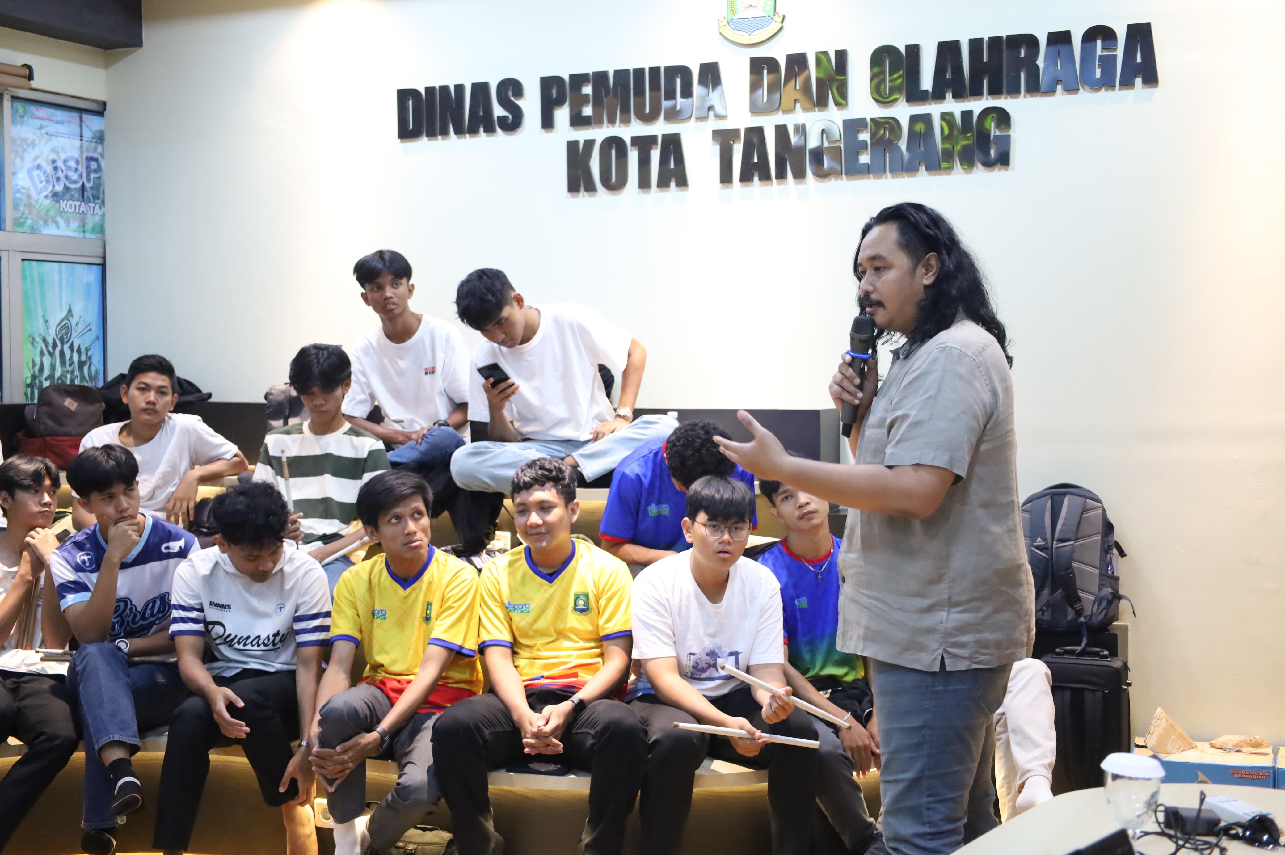 Pelatihan Pelatih Marching Band Kota Tangerang, Andri S. Permana Tekankan Nilai Pancasila